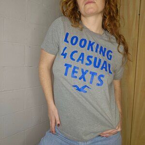 y2k McBling Blokecore Jerk Hollister Boyfriend BANNED Casual Texts Tshirt